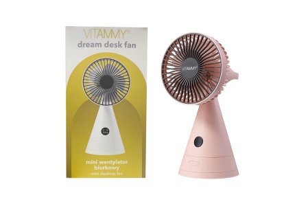 VITAMMY dream desk fan różowy